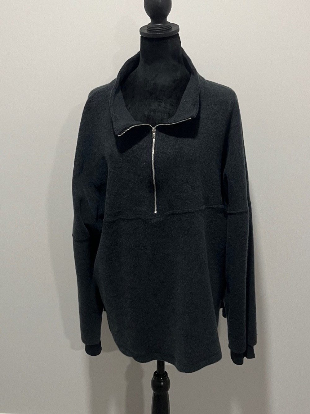 Haptics By Holly Harper Half-Zip Pullover Soft Sweatshirt Size 1X NWT